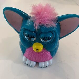 1998 Furby McDonalds - Teal/Pink Hair Vintage Toy